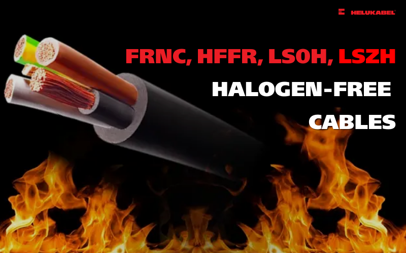 Cáp chậm cháy không chứa halogen của HELUKABEL