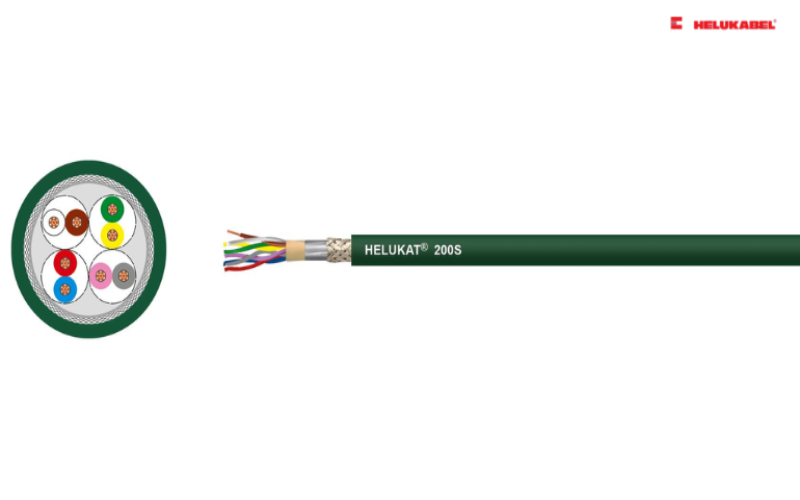 Cáp ethernet HELUKAT® 200S CAT.5 4C SF/UTP PUR CHAIN 
						