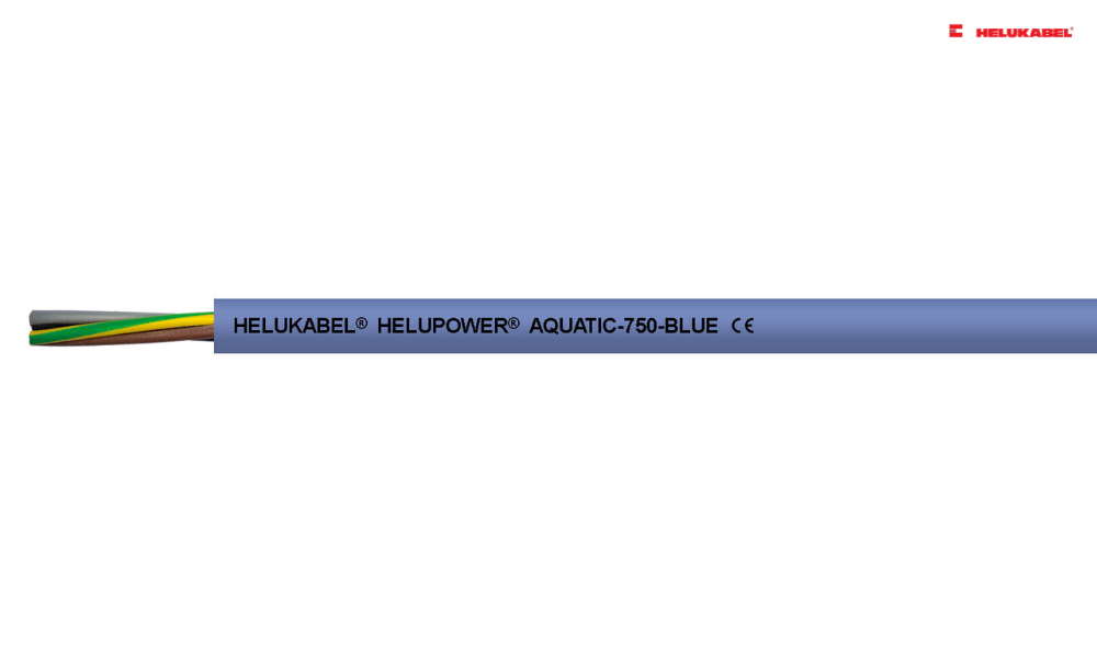 Dây cáp điện chống nước HELUPOWER® AQUATIC-750-BLUE