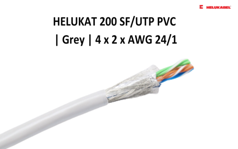 Dây cáp mạng Ethernet HELUKAT 200 SF/UTP PVC 
						