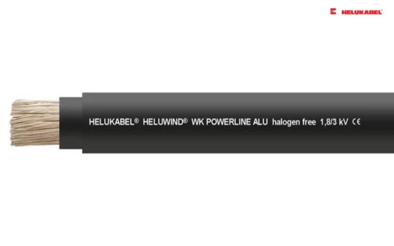 Dây điện đơn HELUWIND® WK POWERLINE ALU HALOGEN-FREE 1,8/3 kV 
						