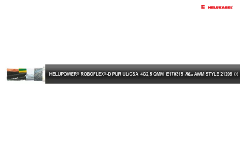 Cáp không chứa halogen HELUPOWER® ROBOFLEX®-D PUR UL/CSA 
						