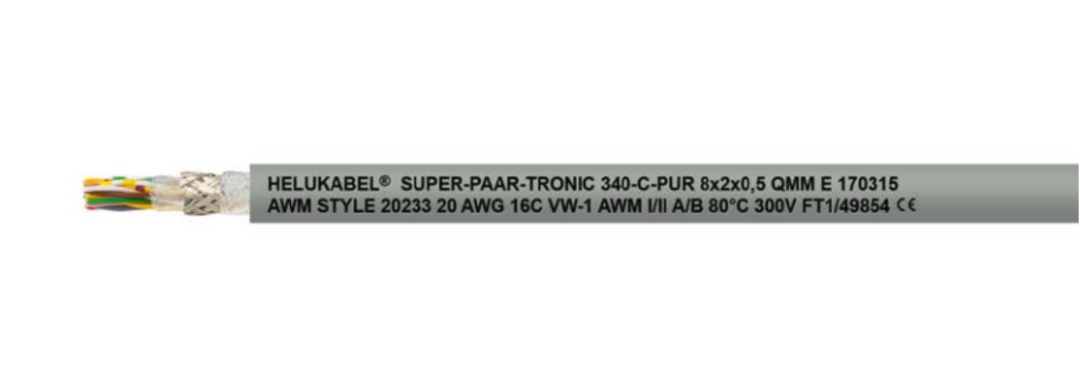 Dòng cáp SUPER-PAAR-TRONIC 340-C-PUR