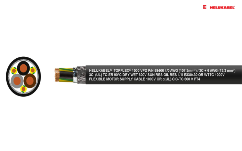 TOPFLEX® 1000 VFD control cable 
						