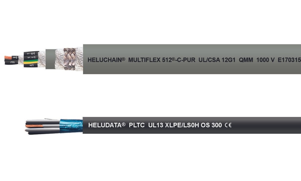 Dây cáp điện HELUCHAIN MULTIFLEX và HELUDATA PLTC UL13 XLPE/LS0H OS 300