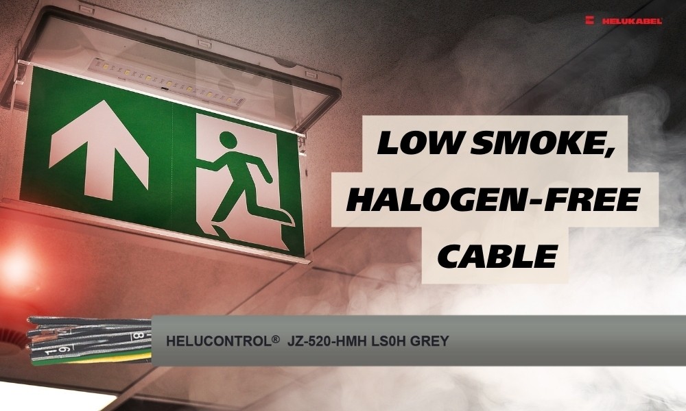 Low smoke, zero halogen cable