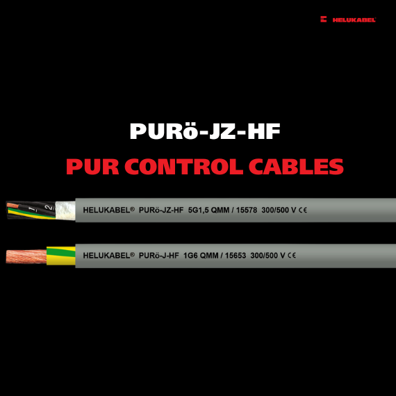 PUR control cables and their applications