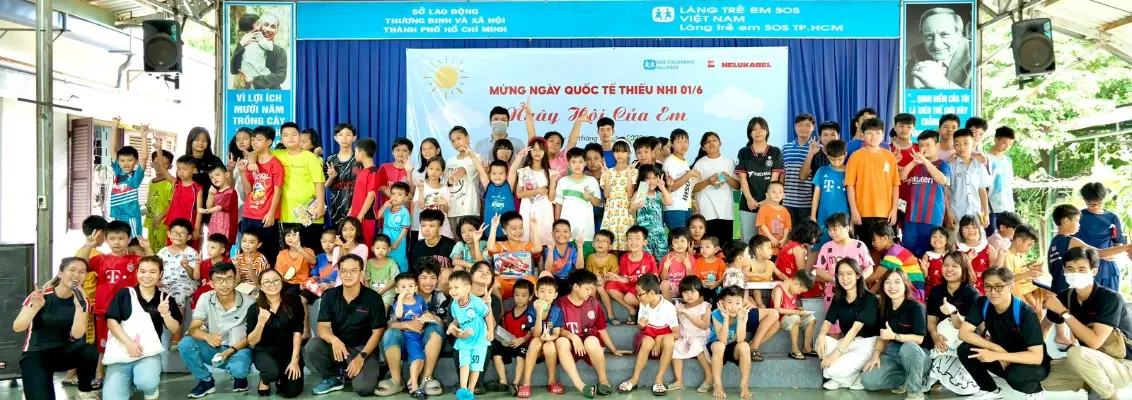 Hơn 100 em nhỏ tại Làng trẻ em SOS Gò Vấp đã được tham gia chương trình “Ngày hội của em” trong không khí vui tươi và sôi động. 