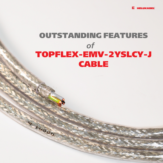 Outstanding features of TOPFLEX-EMV-2YSLCY-J cable