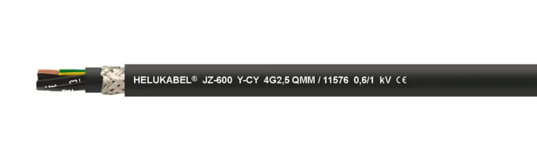 JZ-600-Y-CY control cables are produced by HELUKABEL.